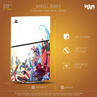 Marvel Rivals Console Skin by SUBUMI — PS5 Slim Digital, left side