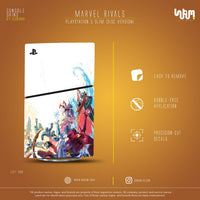 Marvel Rivals Console Skin by SUBUMI — PS5 Slim Disc, left side