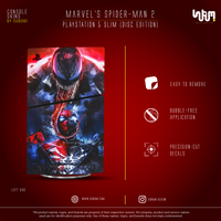 Marvel's Spider-Man 2 (Venom Edition) Console Skin by SUBUMI — PS5 Slim Disc, left side