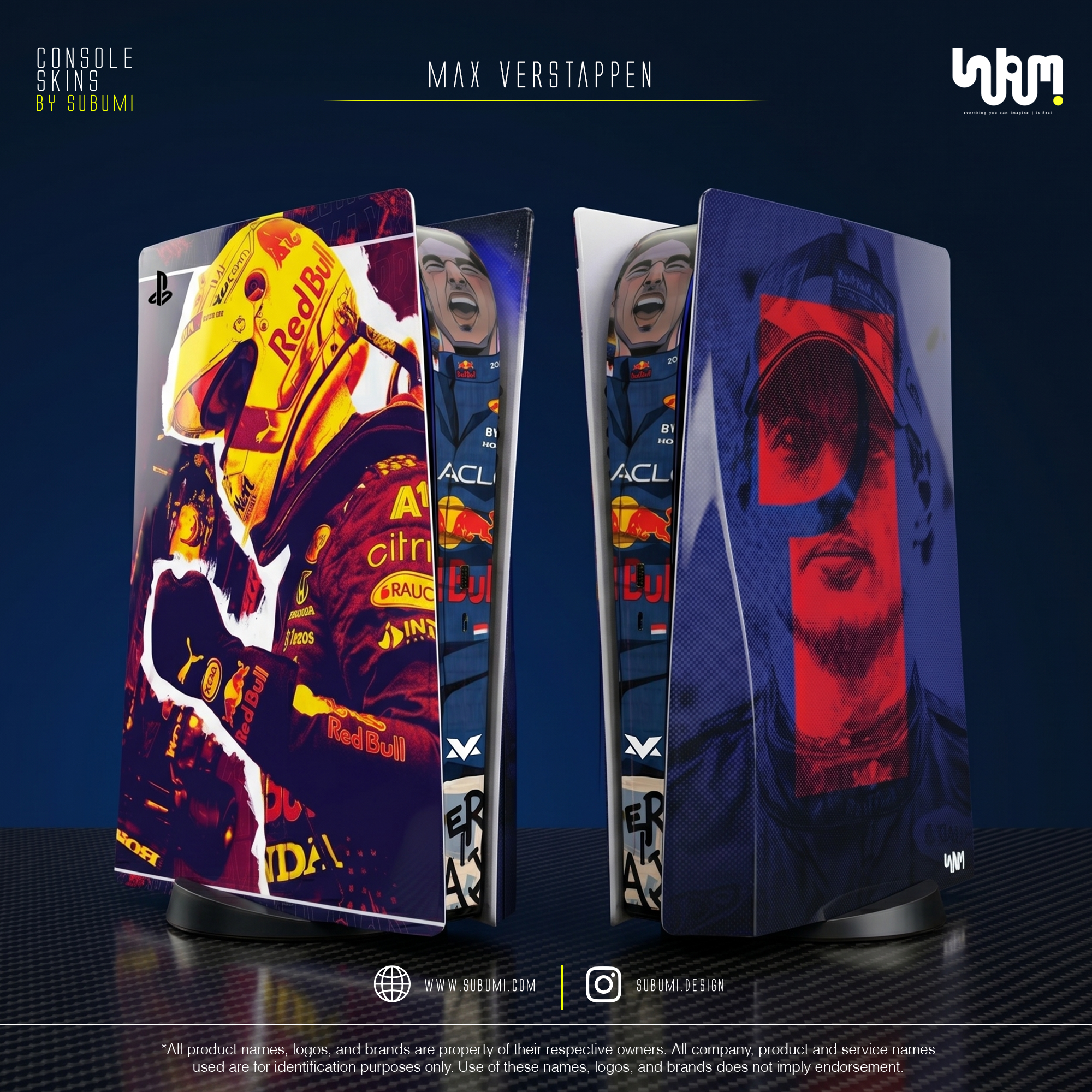 Max Verstappen console skin