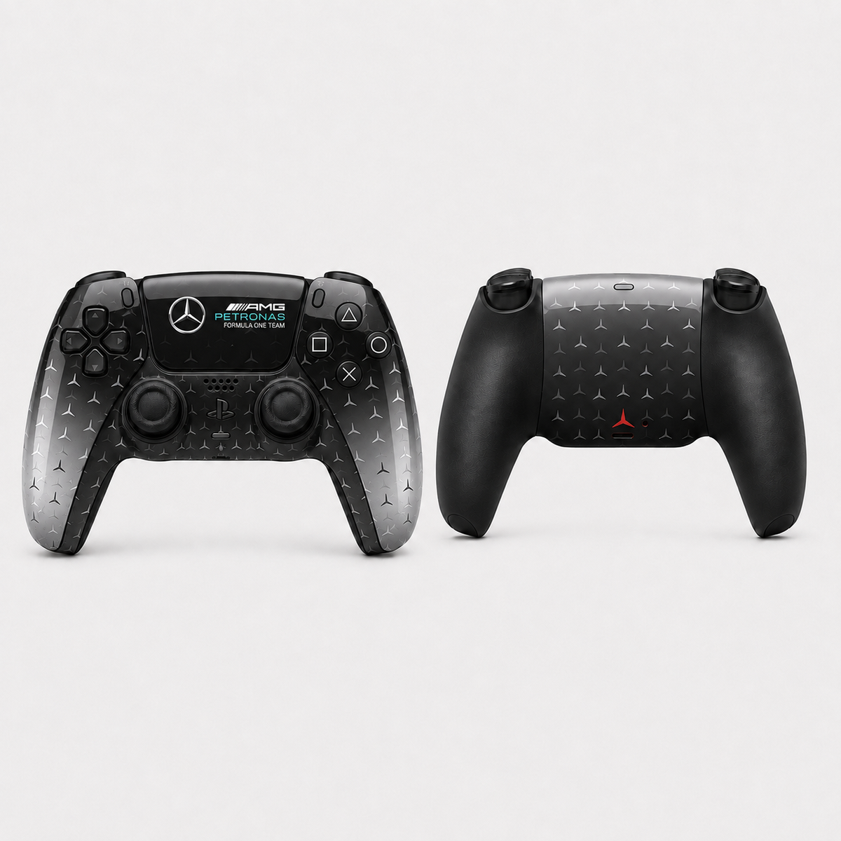 Mercedes F1 PlayStation 5 Controller Skin by SUBUMI — straight-on view