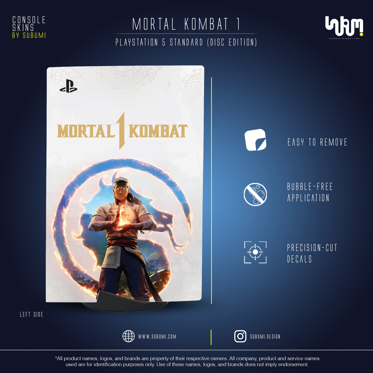 Mortal Kombat 1 Console Skin by SUBUMI