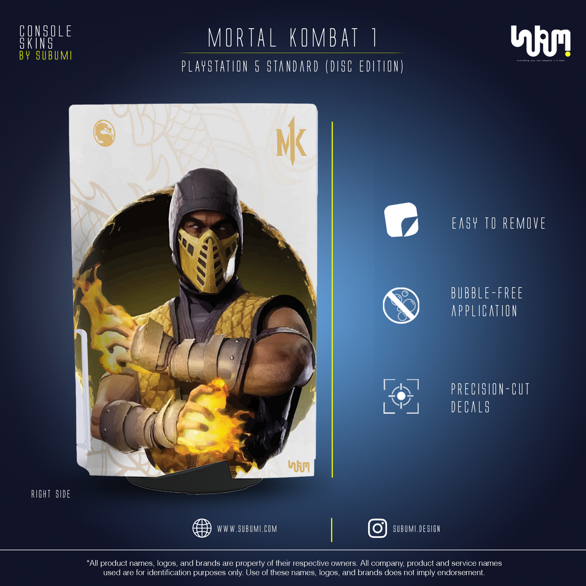 Mortal Kombat 1 Console Skin by SUBUMI