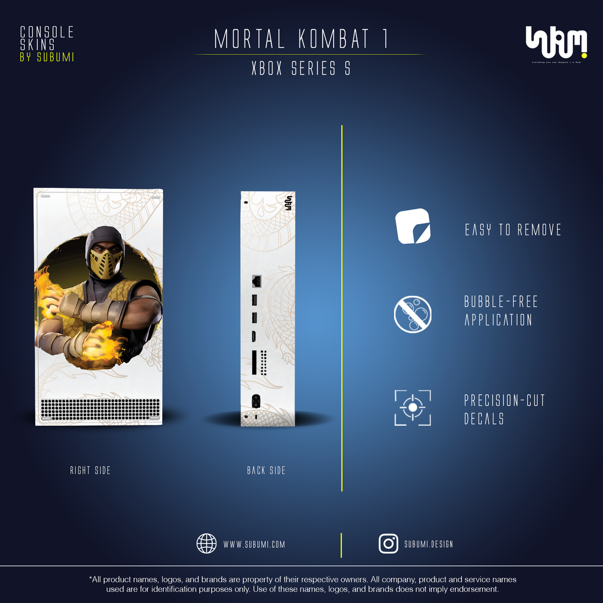 Mortal Kombat 1 Console Skin by SUBUMI