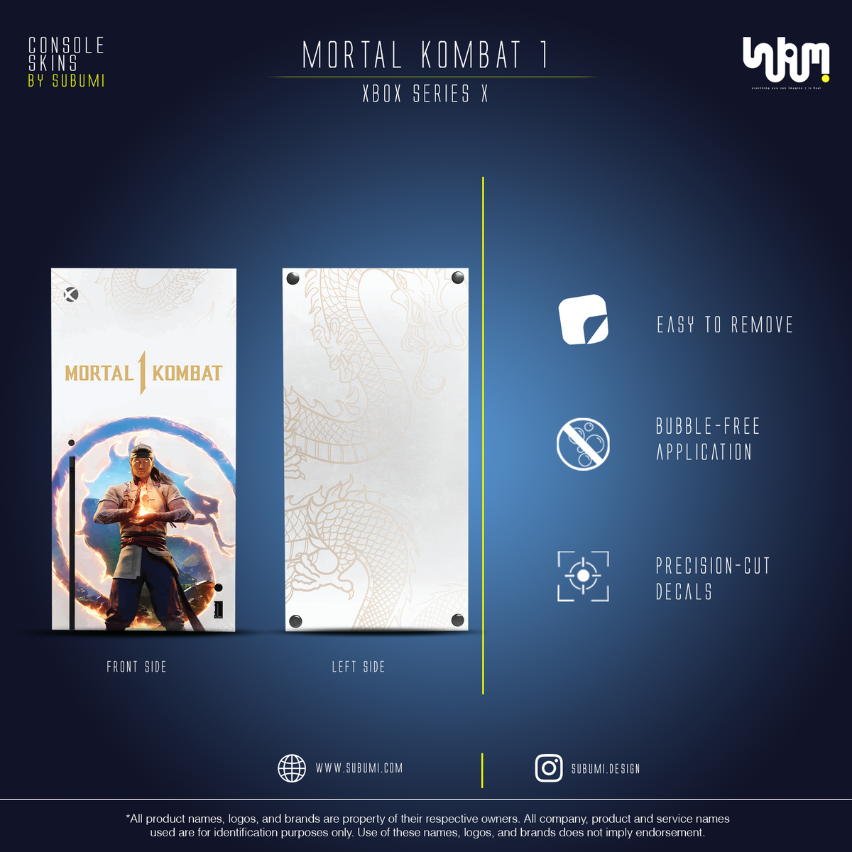 Mortal Kombat 1 Console Skin by SUBUMI