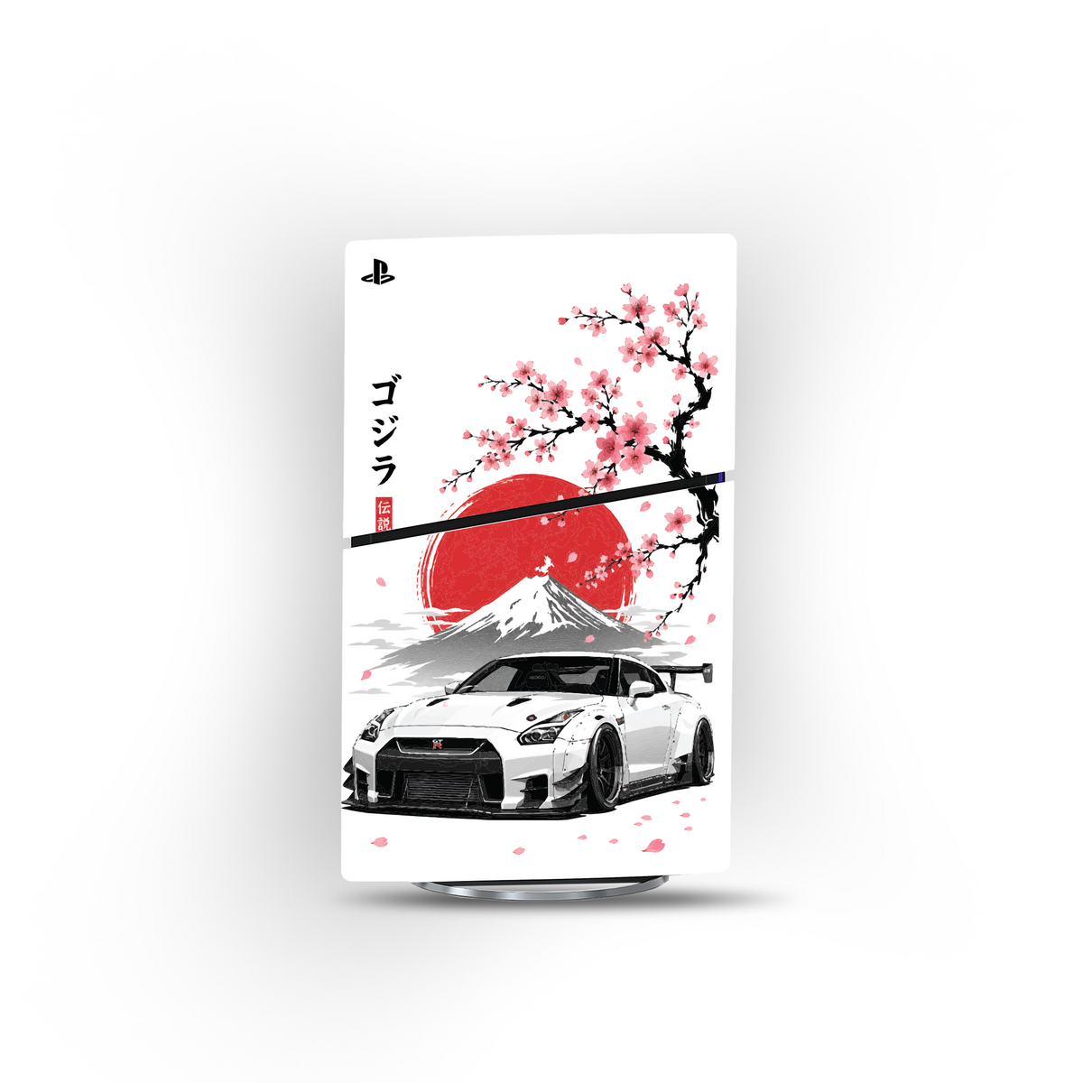 Nissan GT-R Console Skin by SUBUMI — PS5 Slim Digital, left side