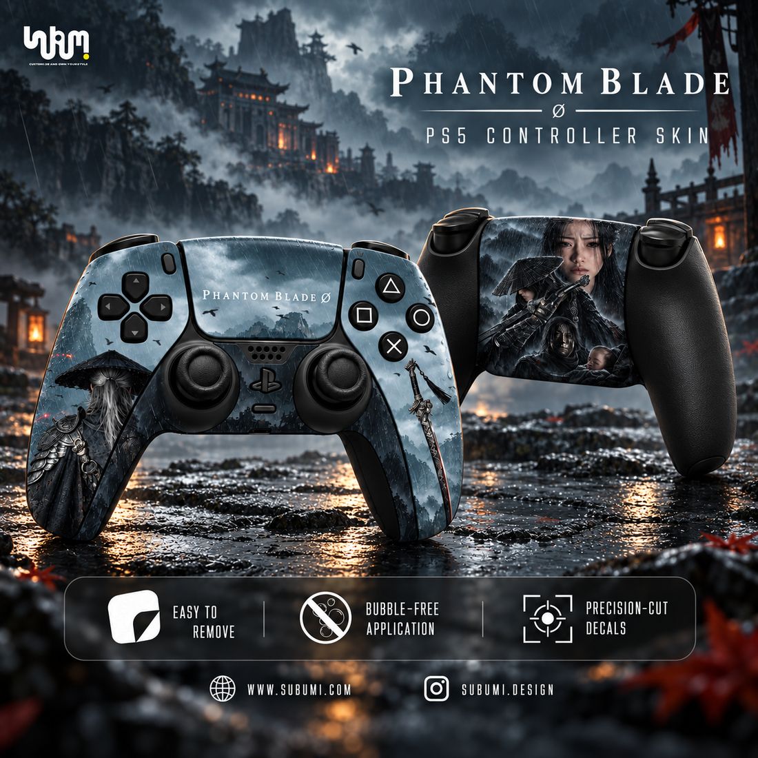Phantom Blade Zero PlayStation 5 Controller Skin by SUBUMI — poster, image 1