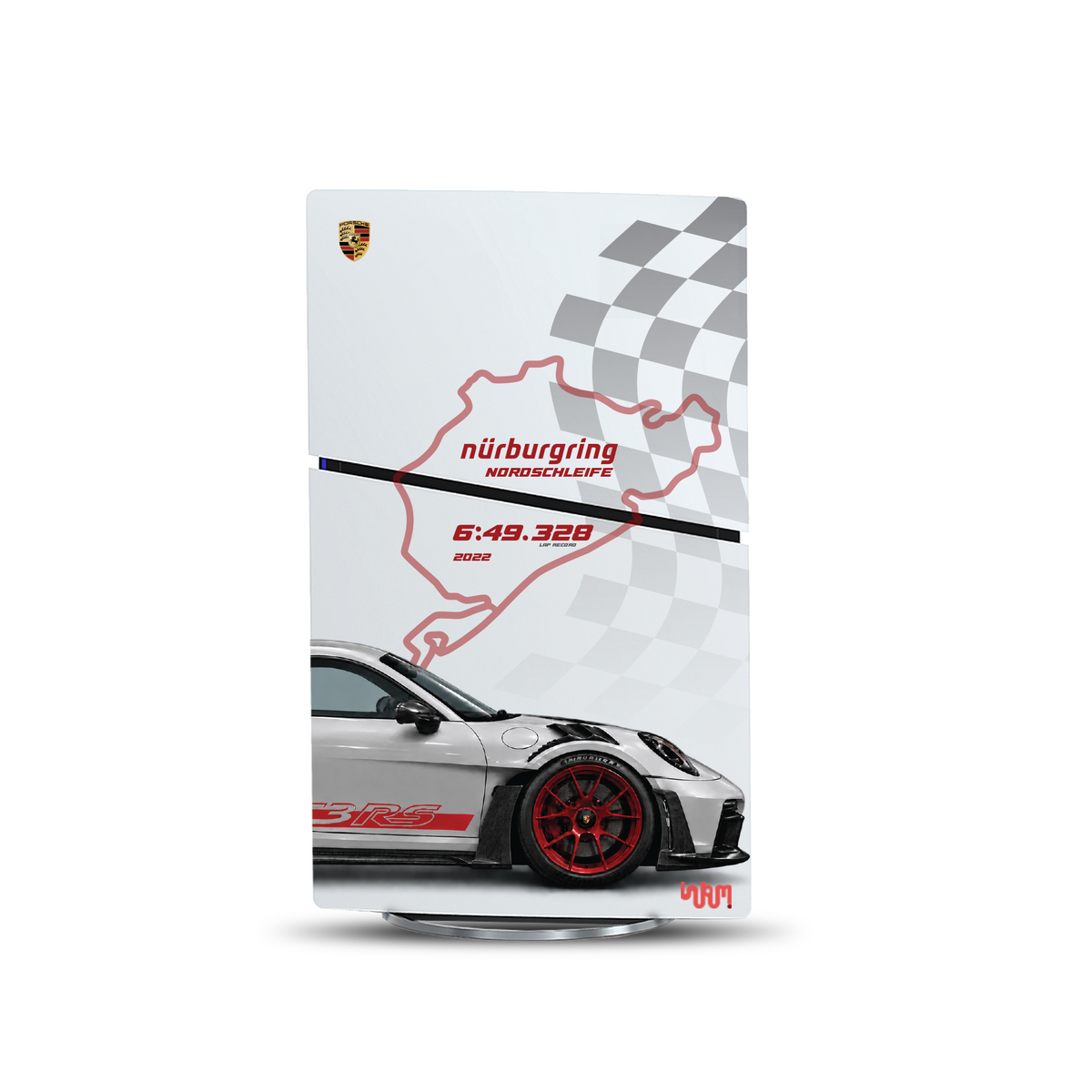 Porsche 911 GT3 RS Console Skin by SUBUMI — PS5 Slim Digital, right side