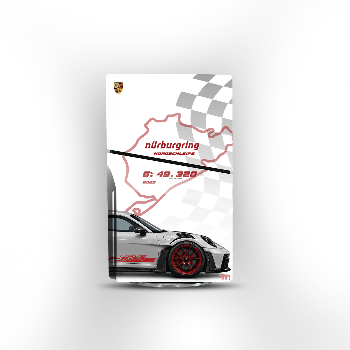 Porsche 911 GT3 RS Console Skin by SUBUMI — PS5 Slim Disc, right side