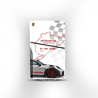 Porsche 911 GT3 RS Console Skin by SUBUMI — PS5 Slim Disc, right side