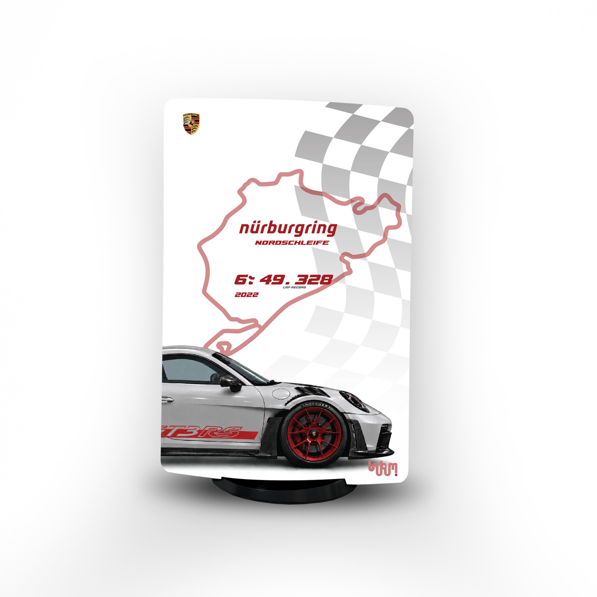Porsche 911 GT3 RS Console Skin by SUBUMI — PS5 Standard Digital, right side