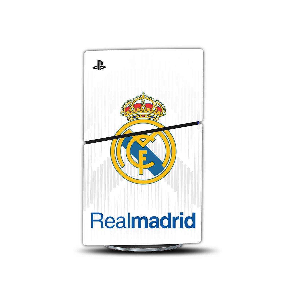 Real Madrid Console Skin by SUBUMI — PS5 Slim Digital, left side