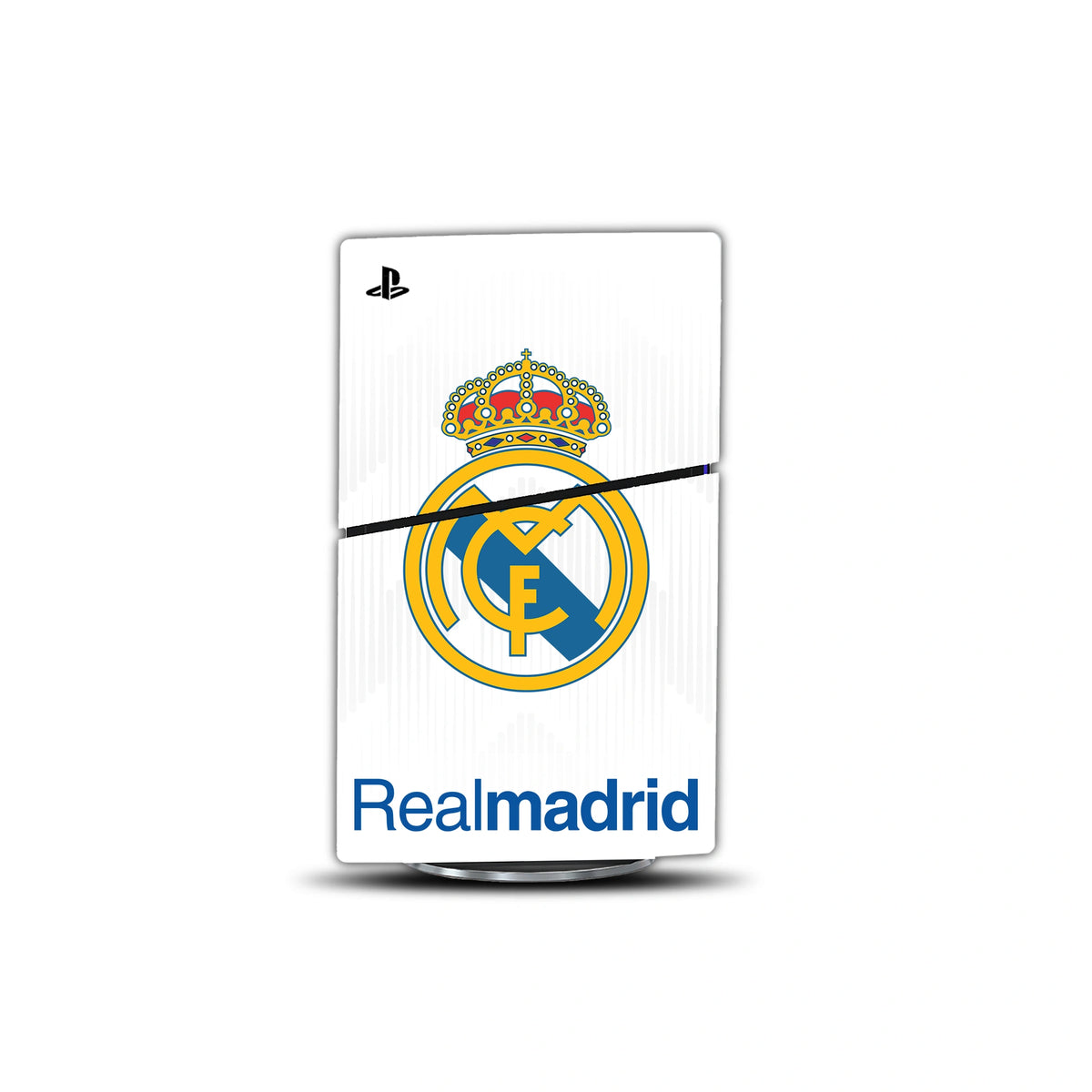 Real Madrid Console Skin by SUBUMI — PS5 Slim Disc, left side