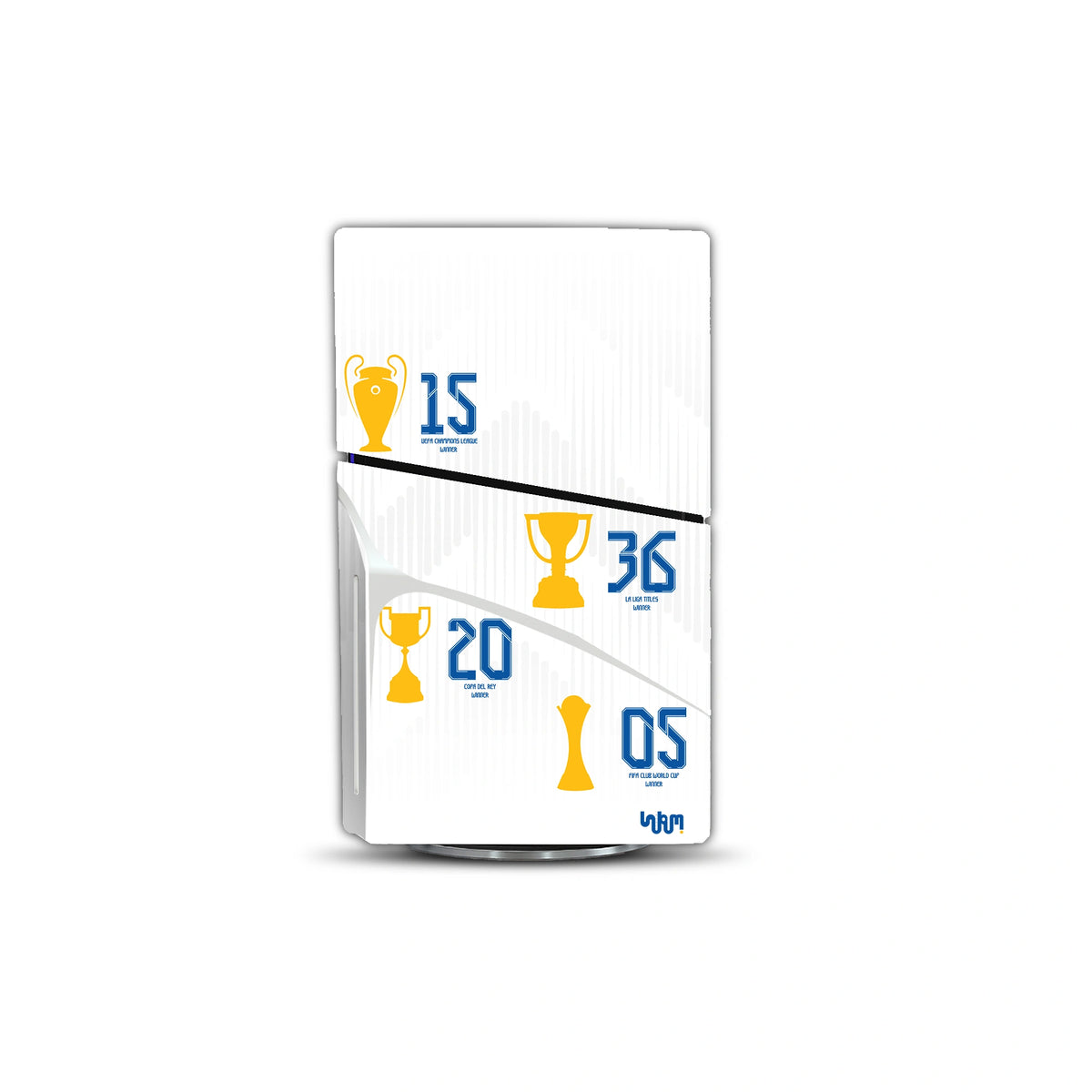 Real Madrid Console Skin by SUBUMI — PS5 Slim Disc, right side