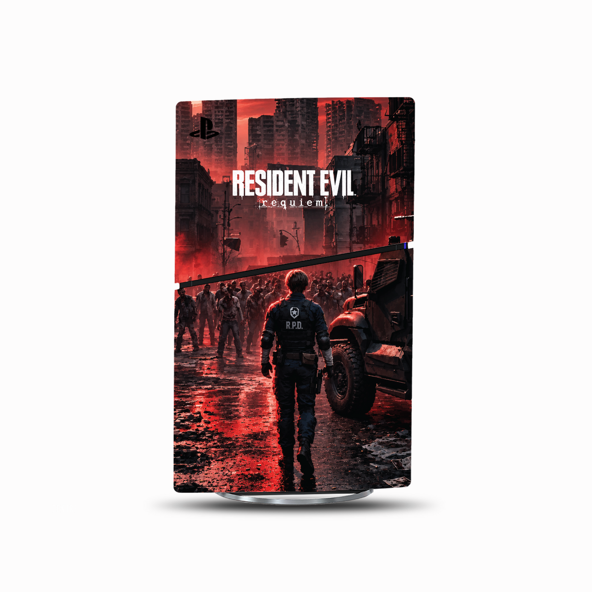 Resident Evil Requiem Console Skin by SUBUMI — PS5 Slim Disc, left side