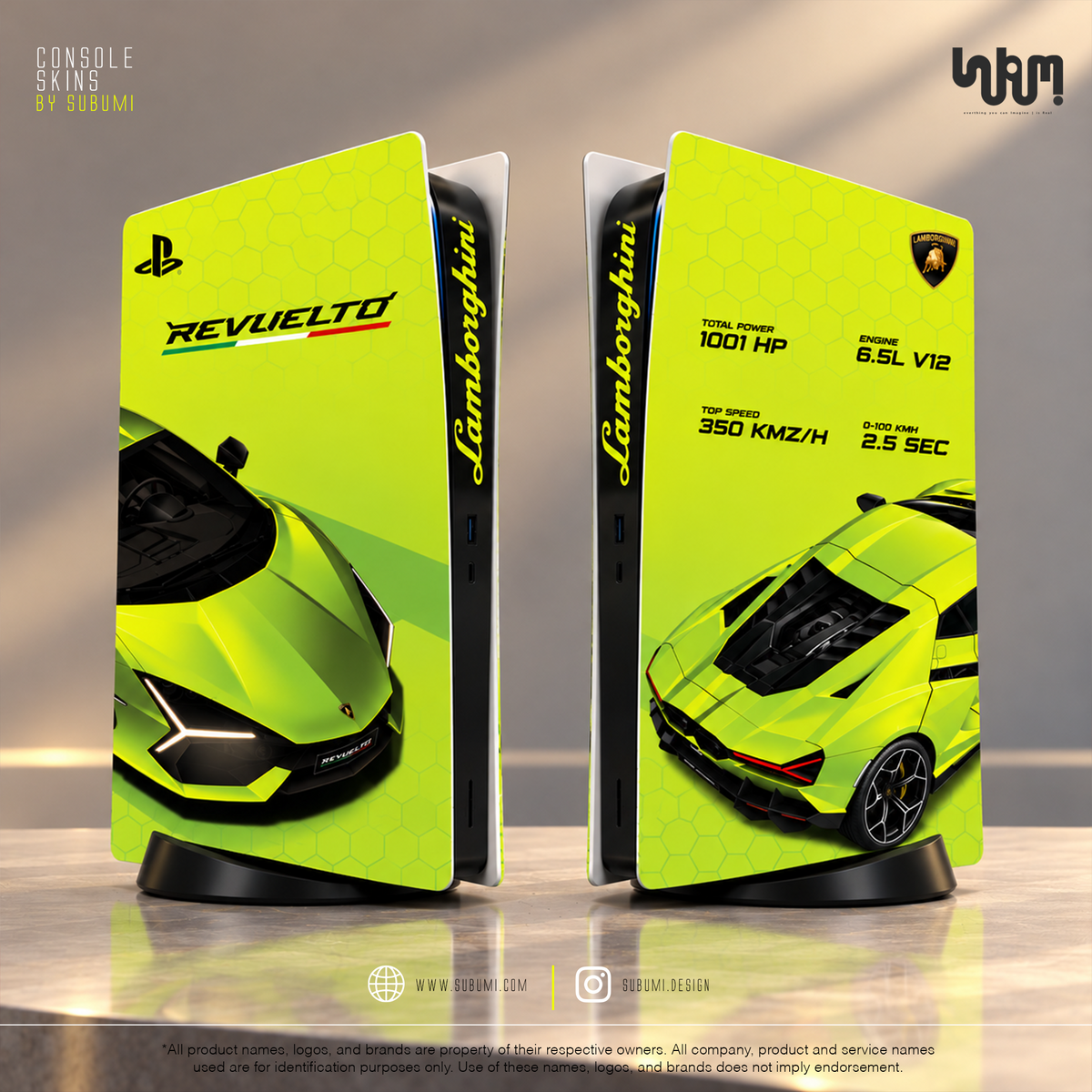 Lamborghini Revuelto Console Skin by SUBUMI