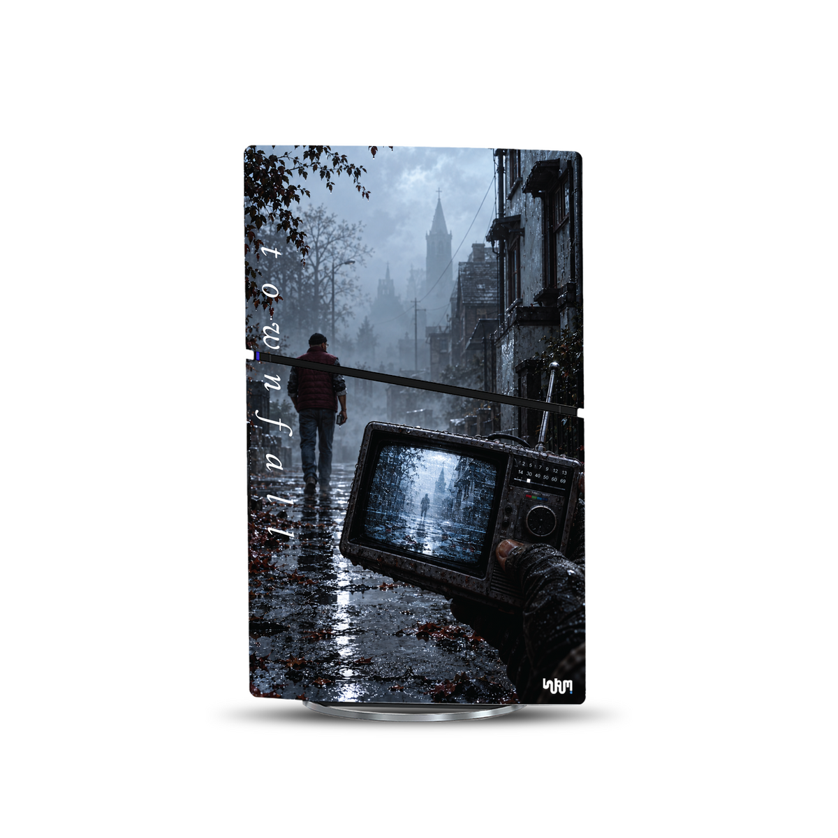 Silent Hill Townfall Console Skin by SUBUMI — PS5 Slim Digital, right side