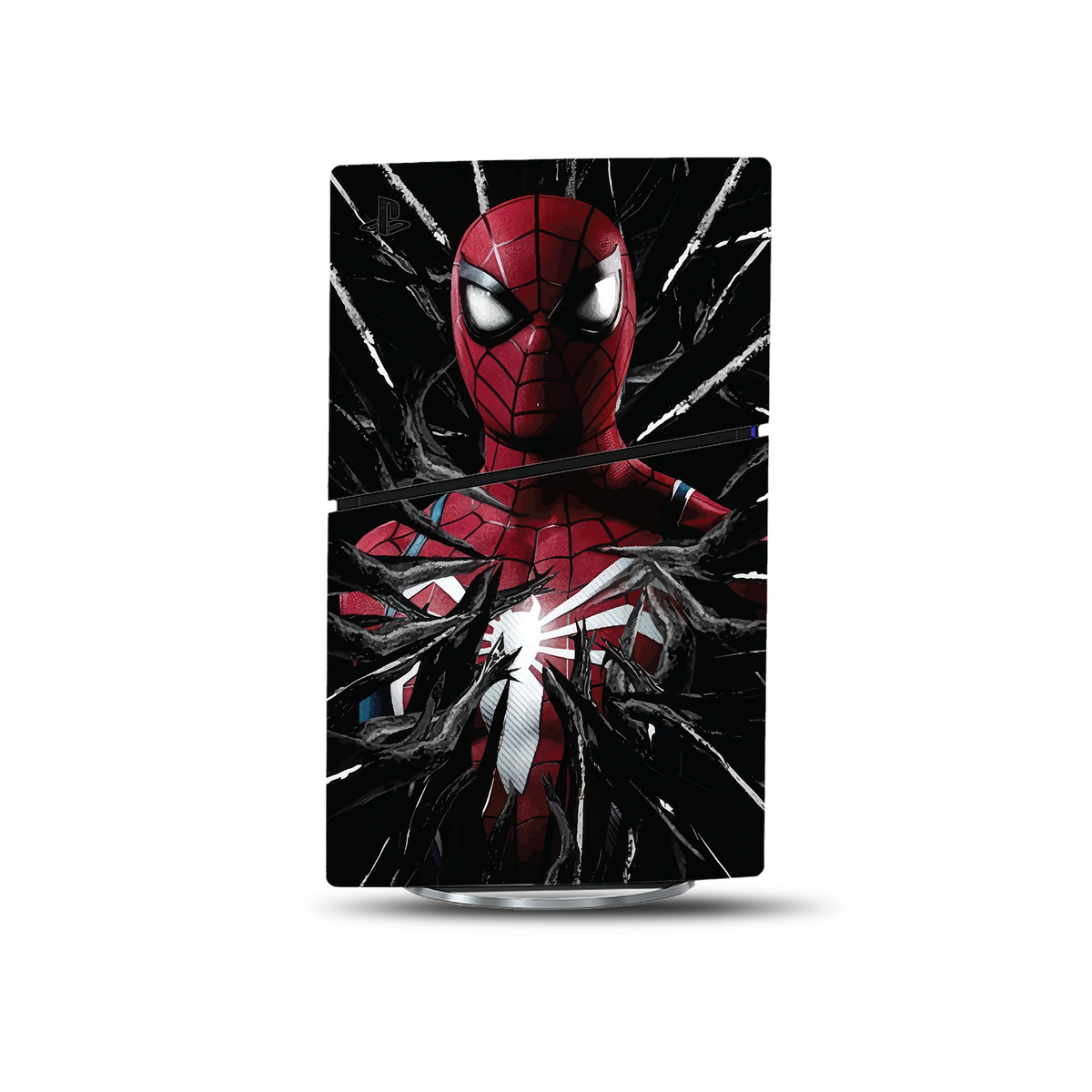 Spider-Man 2 Console Skin by SUBUMI — PS5 Slim Digital, left side