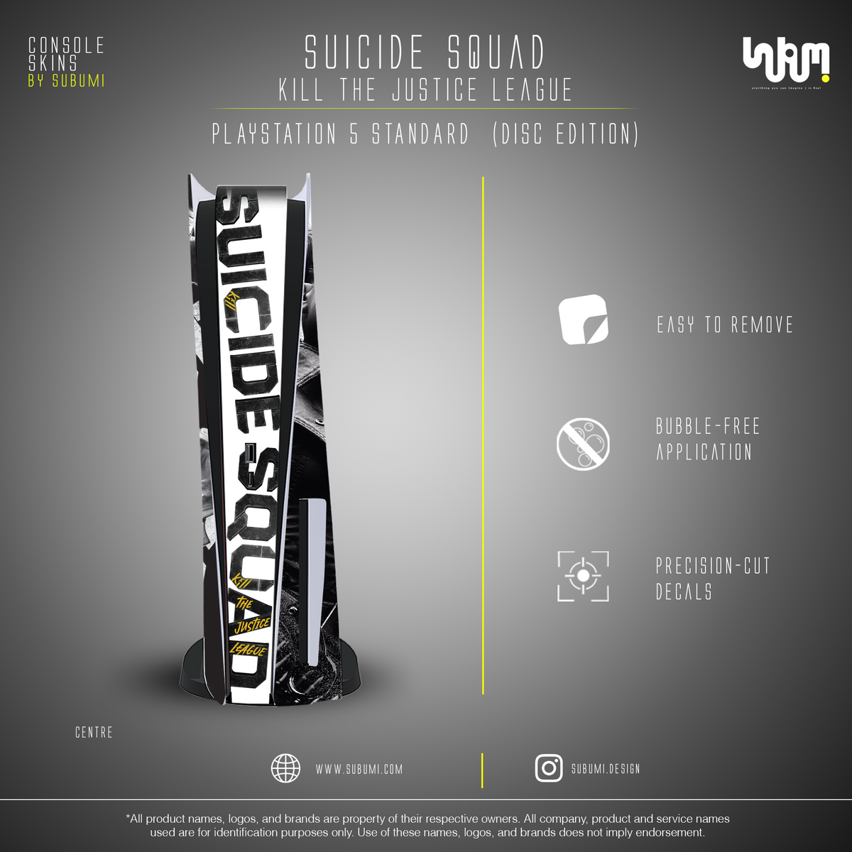 Suicide Squad Console Skin by SUBUMI