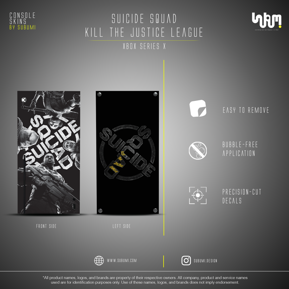 Suicide Squad Console Skin by SUBUMI