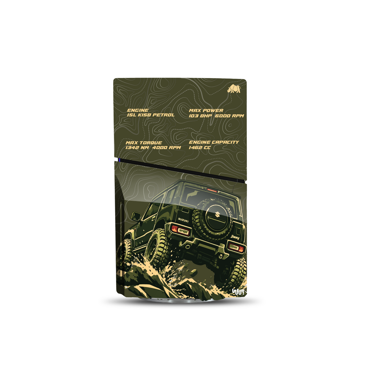 Suzuki Jimny Console Skin by SUBUMI — PS5 Slim Disc, right side