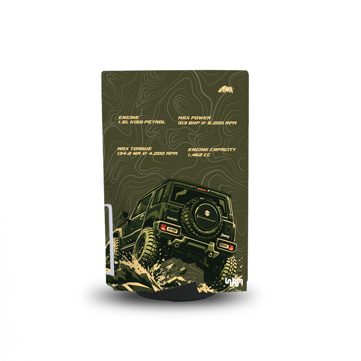 Suzuki Jimny Console Skin by SUBUMI — PS5 Standard Disc, right side
