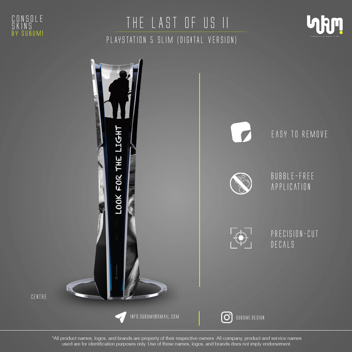The Last of Us Part II Console Skin by SUBUMI
