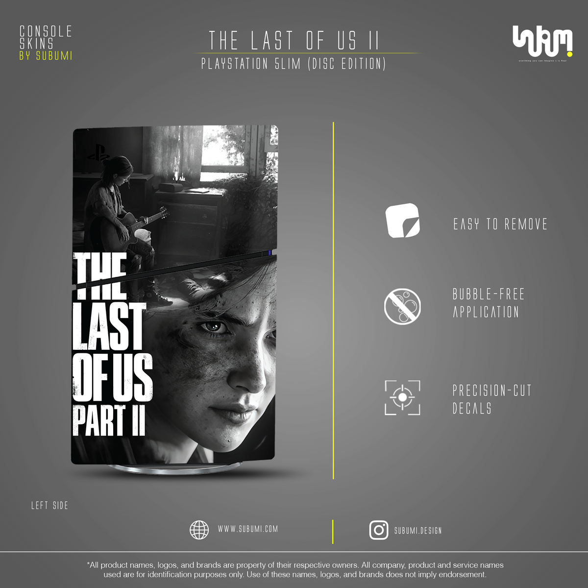 The Last of Us Part II Console Skin by SUBUMI
