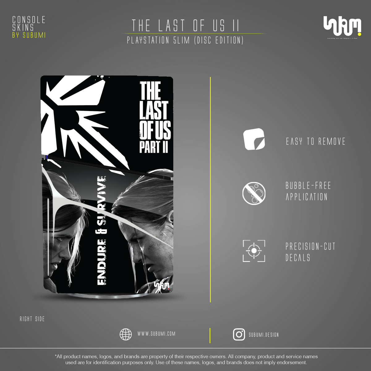 The Last of Us Part II Console Skin by SUBUMI