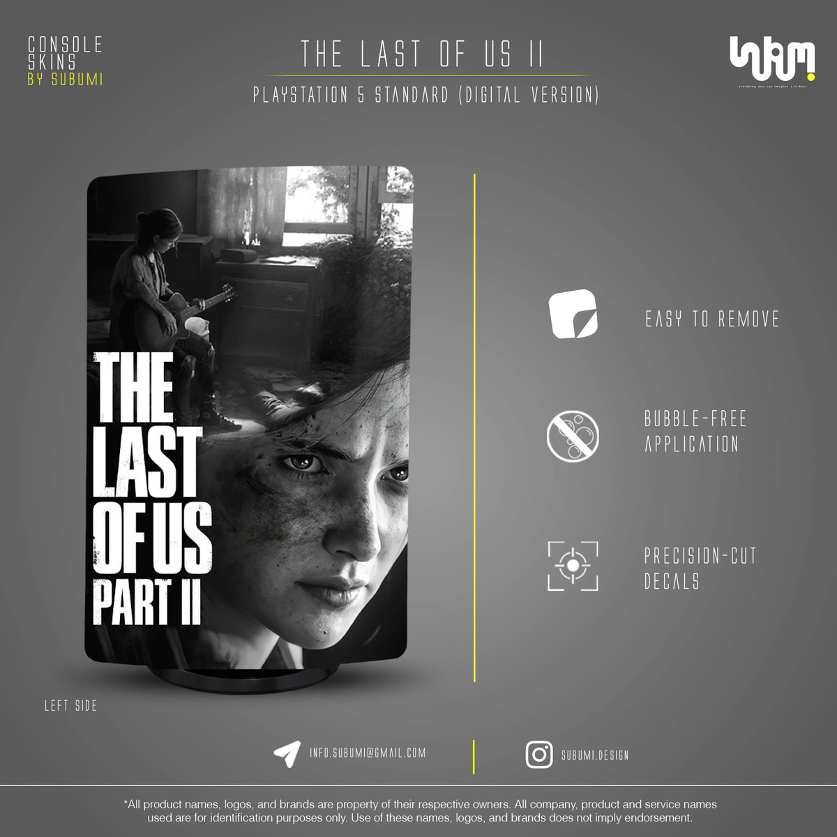 The Last of Us Part II Console Skin by SUBUMI