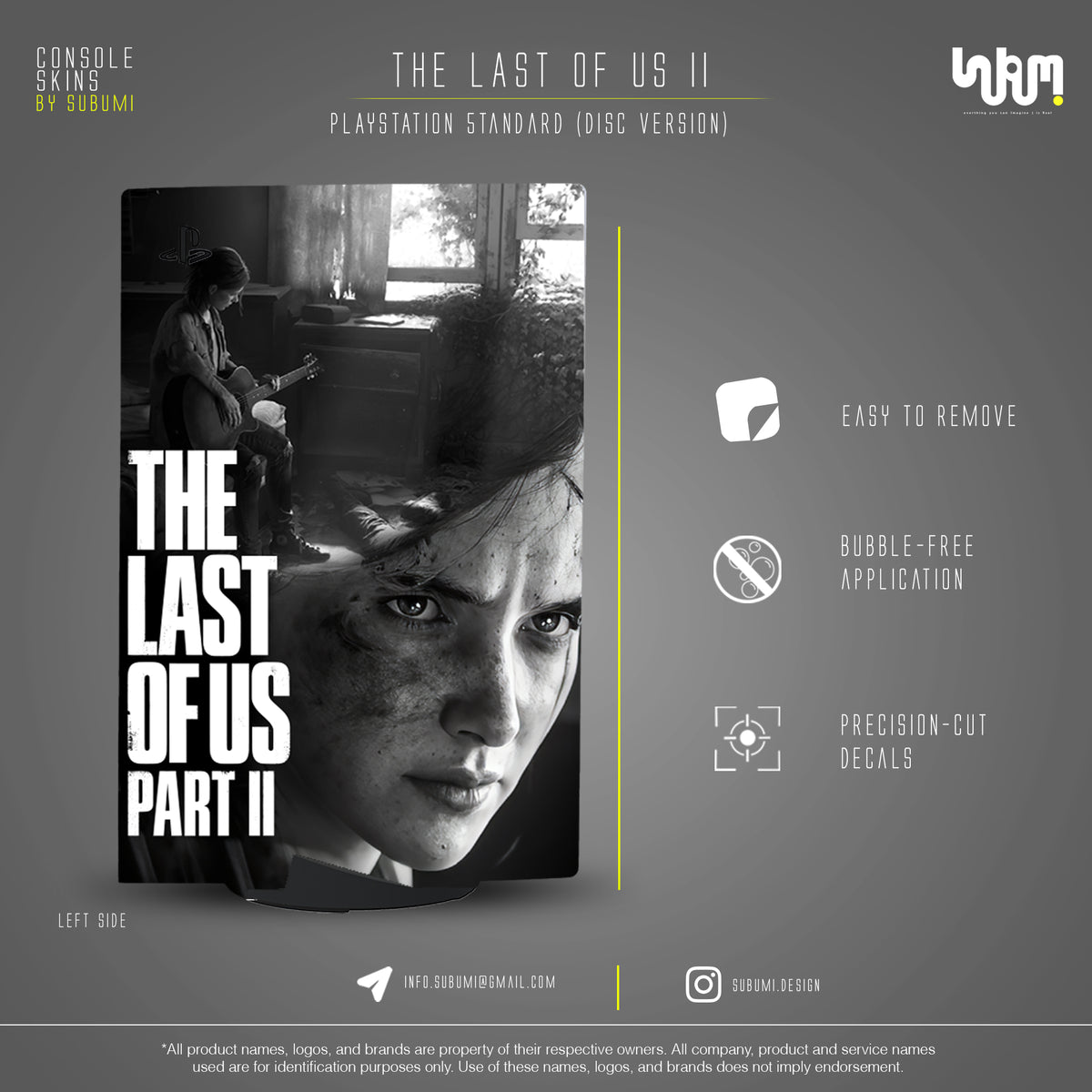 The Last of Us Part II Console Skin by SUBUMI