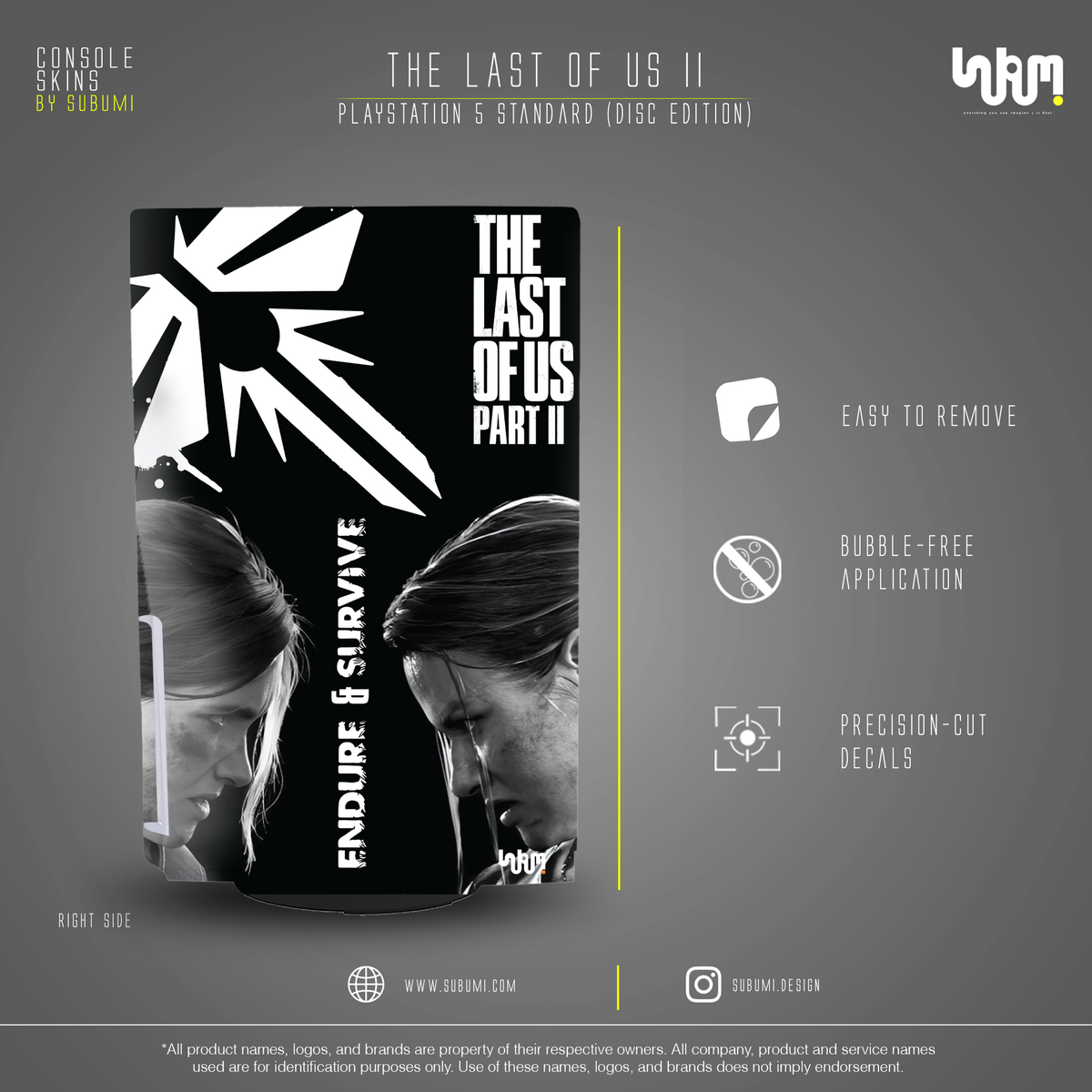 The Last of Us Part II Console Skin by SUBUMI
