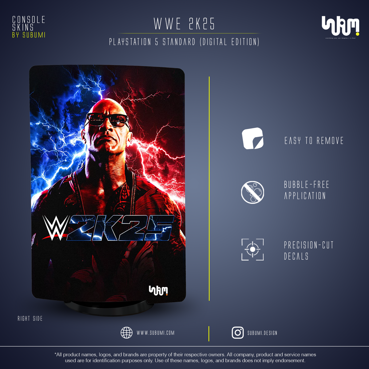 SUBUMI WWE 2K25 (Edition 2) Console Skin